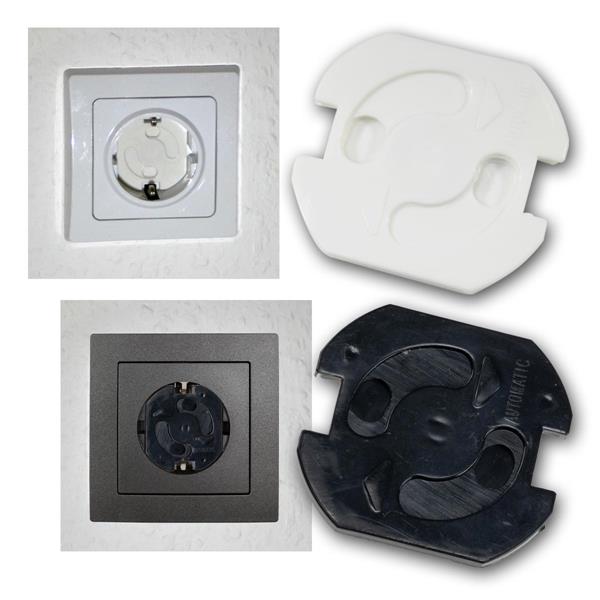 Socket protection, contact protection, rotating mechanism