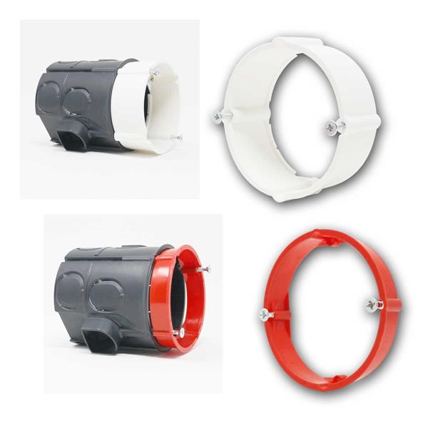 Plaster compensation rings for flush-mounted boxes Ø60mm