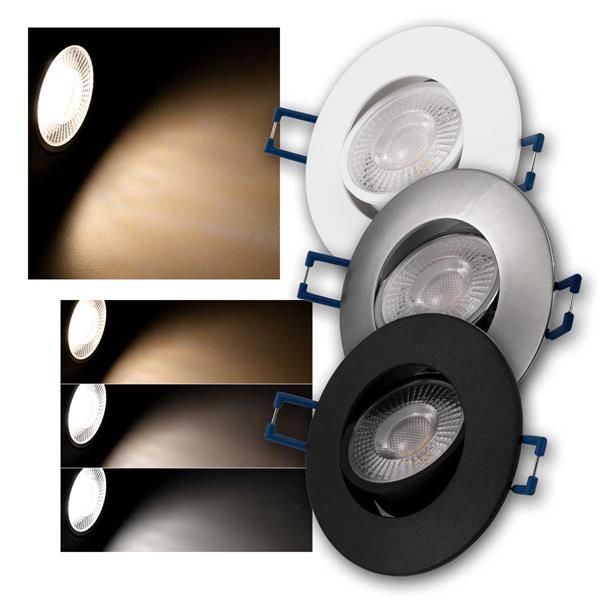 LED recessed light "EL-313", 4.5W, 450lm | LED ceiling spot