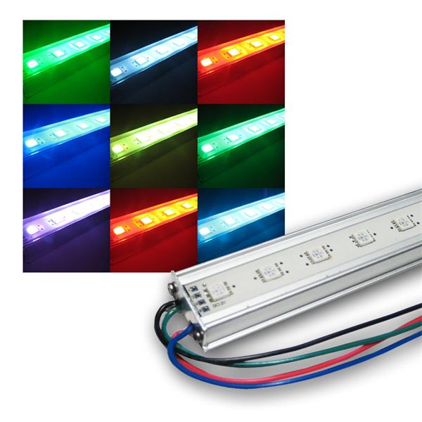 in.tec ® 50cm Alu LED Lichtleiste Warmweiß Unterbauleuchte Leiste SMD 