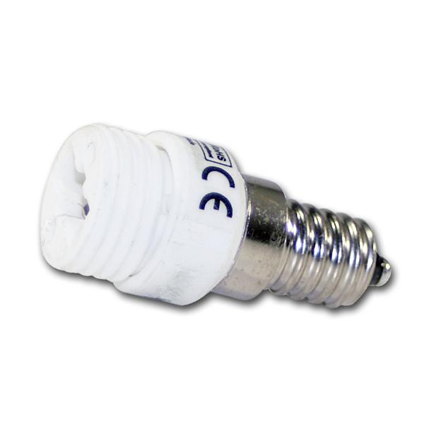 Lamp socket adapter G9 to E14 socket
