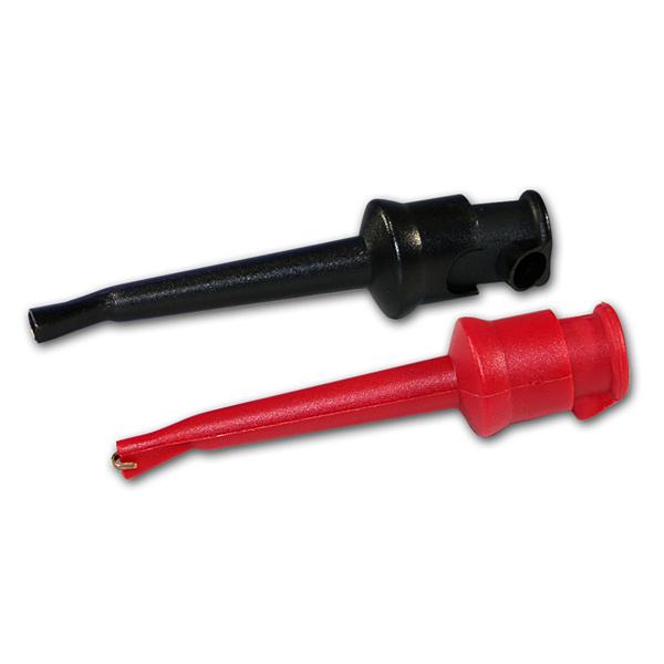 1 pair of test probes red/black, with hooks