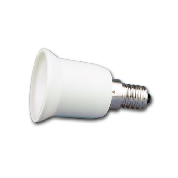 Lamp socket adapter E14 to E27 socket