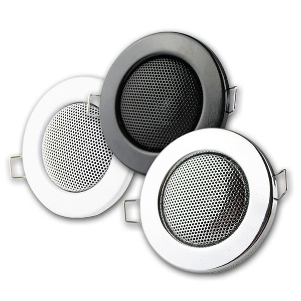 Flush-mount loudspeaker | Ø 8cm | 3 colours | 8 Ohm | 3W