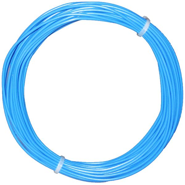 10m braid flexible blue 2.0mm/0.5mm²