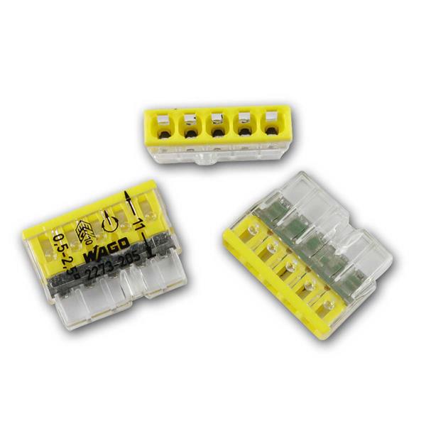 WAGO micro plug-in terminal | 5x 0.5-2.5 mm² | 100 piece