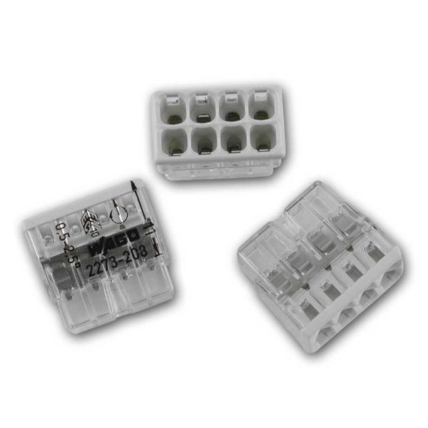 WAGO micro plug-in terminal | 8x 0.5-2.5 mm² | 100 piece