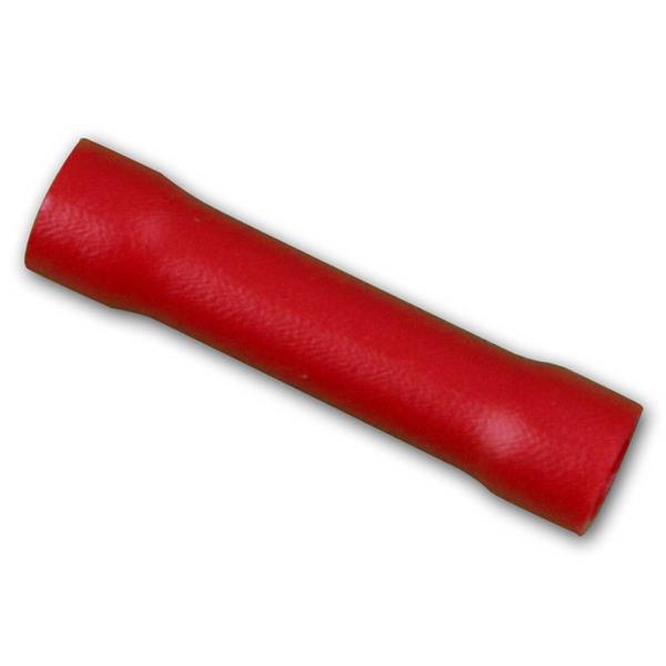 Butt connector 0.5-1.5 mm² | 50 pieces in a box, red