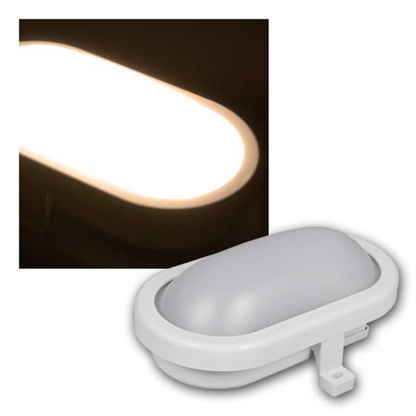 LED Oval damp-proof light | 230V/6W, 450lm | warm white