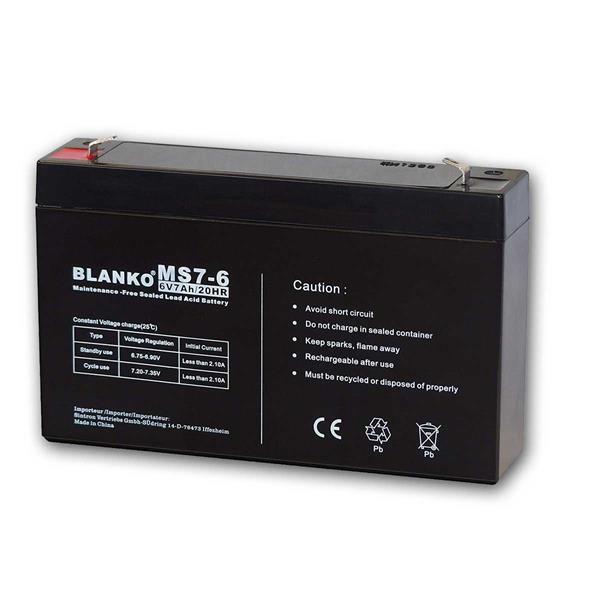Lead-Acid battery 6V/7Ah | 151x35x94mm | flat connector