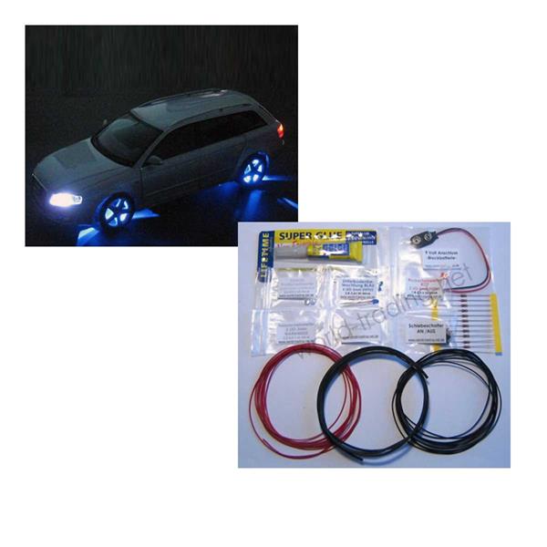 LED Model car lighting - 37 pieces