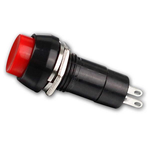 Pushbutton, round | 1 pole, opener | 250V/1A | push-off