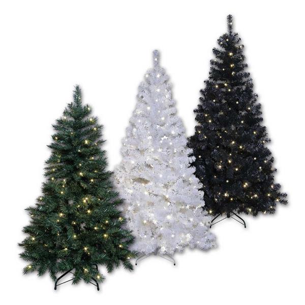 210cm Weihnachtsbaum LED Tannenbaum 550er LED Lichterkette Beleuchteter Baum 