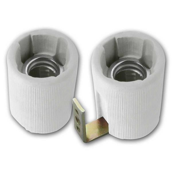 E14 ceramic socket with different types of mounting 230V
