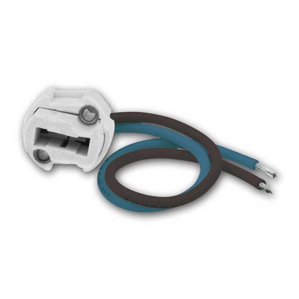 Lamp holder G9 | Ceramics | Connecting cables | 230V