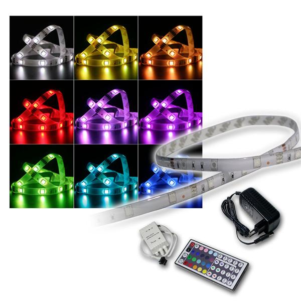 SET 5m RGB-Stripe with power supply & controller