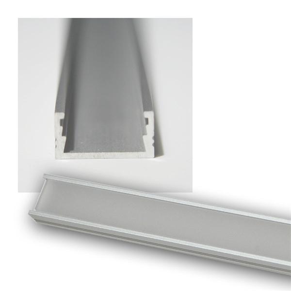 LED aluminum profile POLARUS MIKRO | 1m, lacquered, Opal