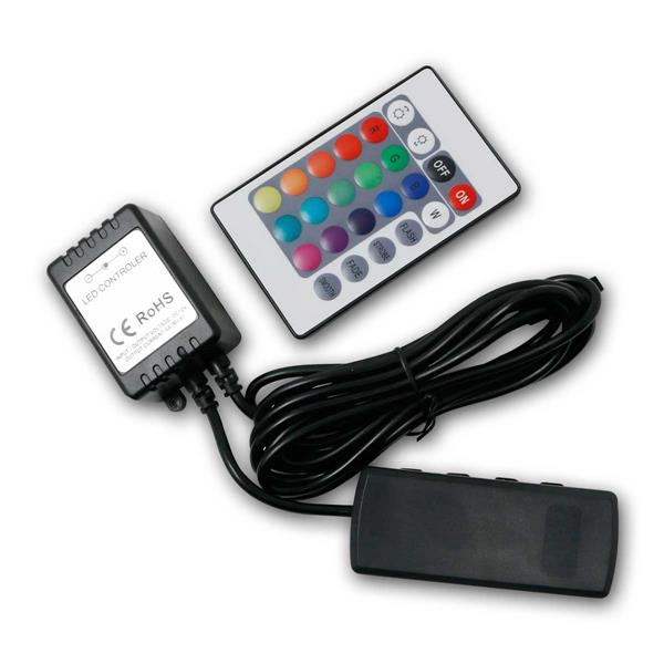 RGB LED Controller mit IR-Fernbedienung