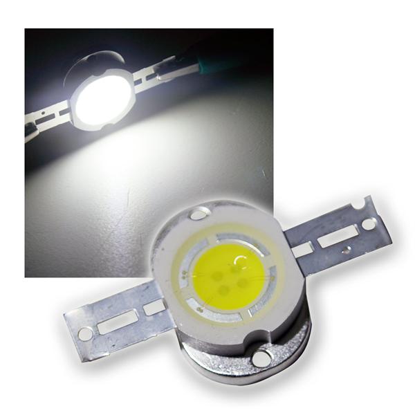 1 LED chip 5W high power pure white