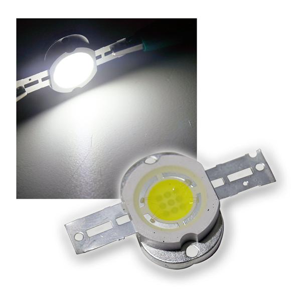 1 LED chip 10W high power pure white