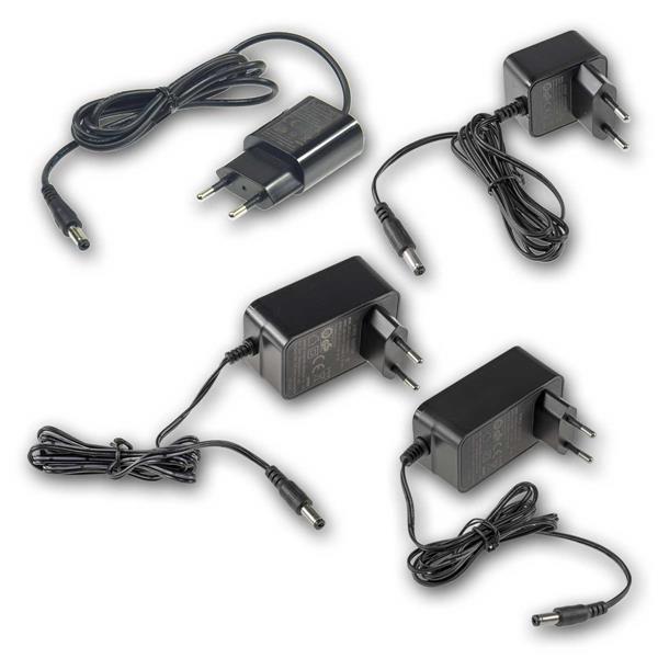 12 Volt Netzteil 7,2 W 0,6 A mit DC-Stecker 5,5 mm x 2,1 mm perfekt als  Ersatznetzteil für Elektrogeräte wie u.a. TV Box, Router, LED-Streifen,  Dartscheibe