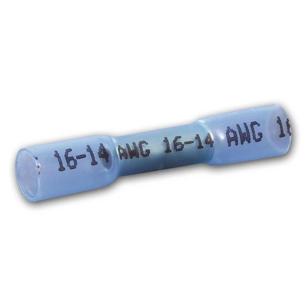 Shrink crimp connector 3:1, blue, 1.5-2.5mm² | 600 pieces