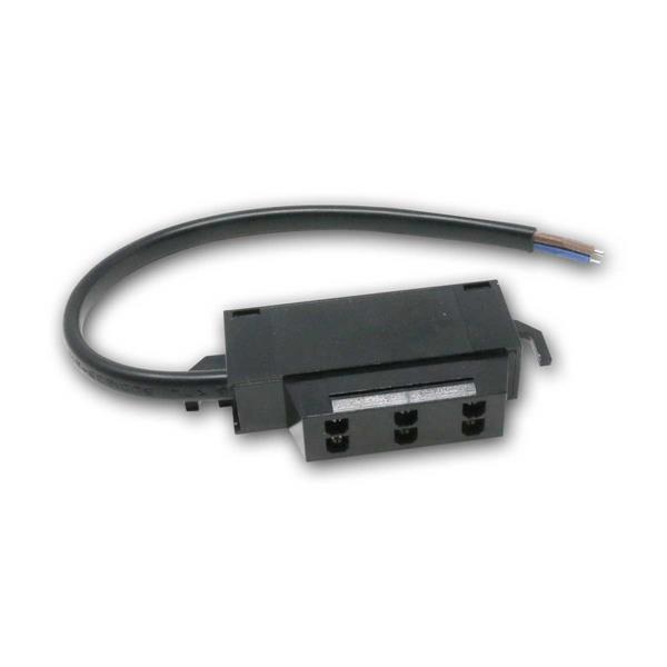 AMP low-voltage distributor 3-way | 3A per slot, black