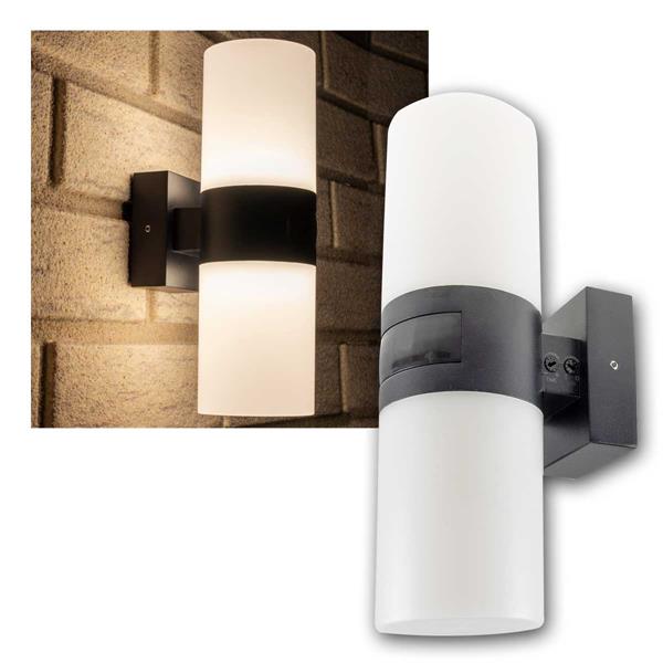 LED wall light "TUBULAR" | 2900K, 230V/20W, PIR sensor