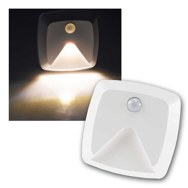 LED light, warm white | PIR sensor, battery operated