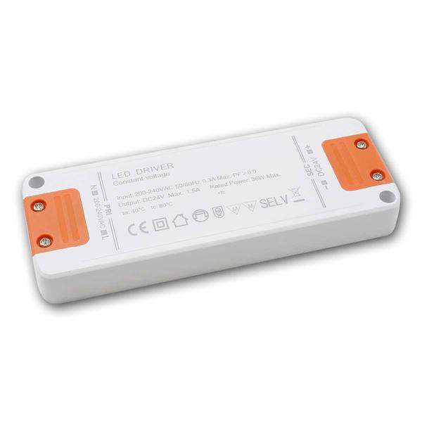 LED transformer "FLAT-SLIM" 36W | very flat, only 18mm, IP20