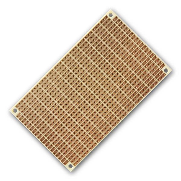 PCB 60x100mm, pitch 2.54mm | dot chain rows, set of 3