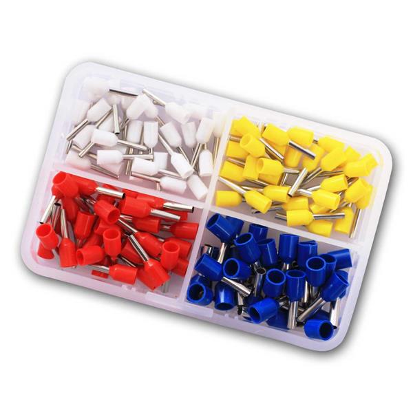 Ferrule set, 120 pieces, 0.75-2.5mm², with insulating sleeve