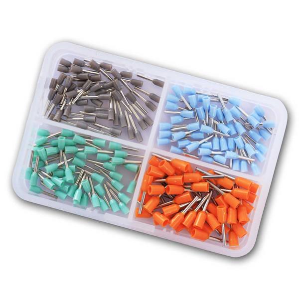 Ferrule set, 200 pieces, 0.14-0.5mm² | insulated shaft