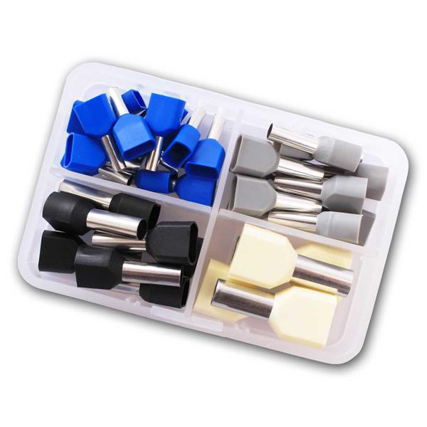 Duo ferrule assortment, 2.5-10mm² | 36 pieces, isolated