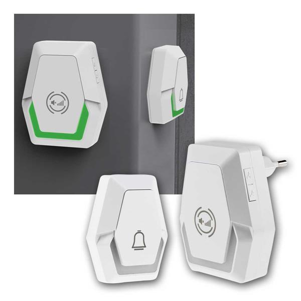 Wireless bell set Pilota Porta | doorbell button & receiver