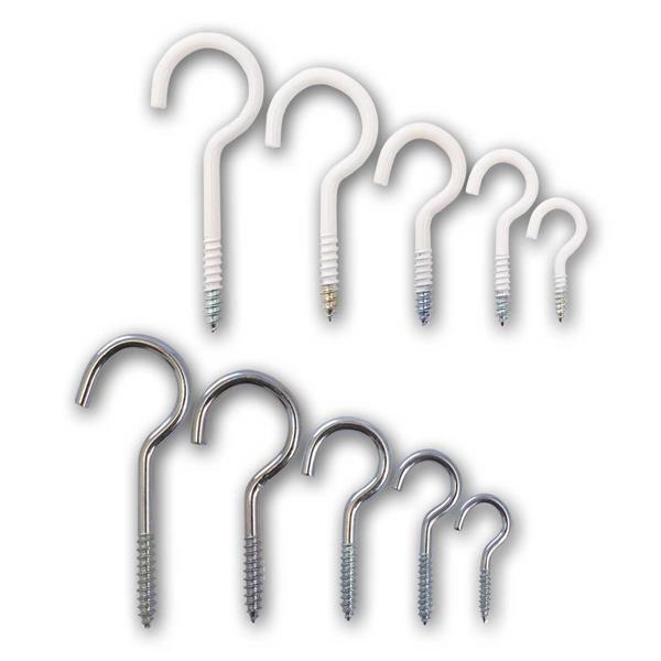 Screw hook assortment, 55 pieces | hook from 2.5 to 6cm