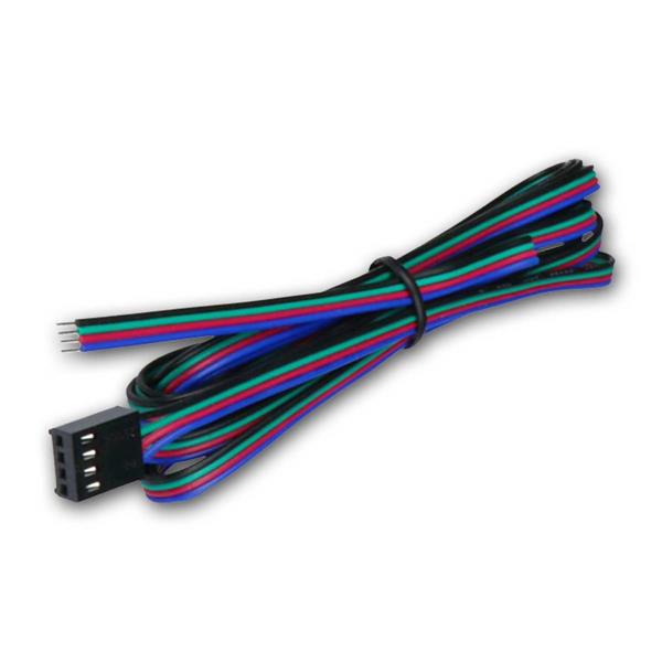 2m RGB connection cable | 4x0.15mm², with connection plug