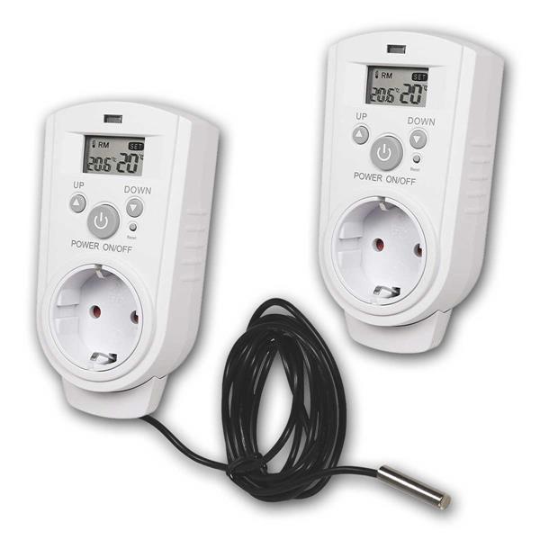 socket thermostat 5-30°C | temperature controller max. 3680W