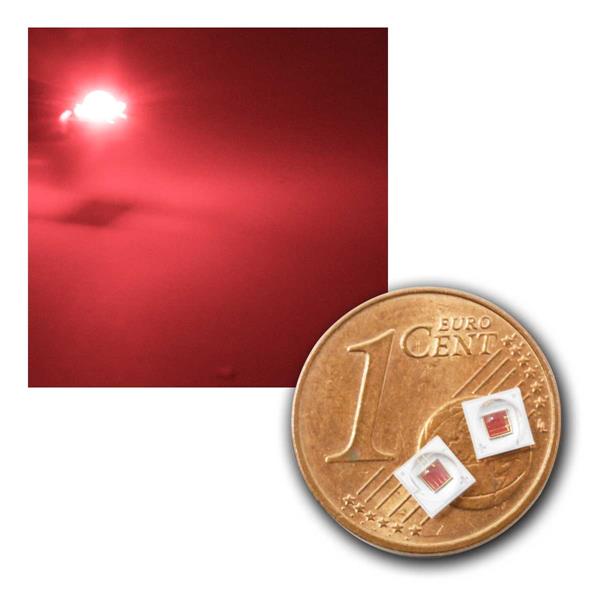 3W HP 3535 LED type "WTN-3W-3535ro" | 100lm, red, set of 20