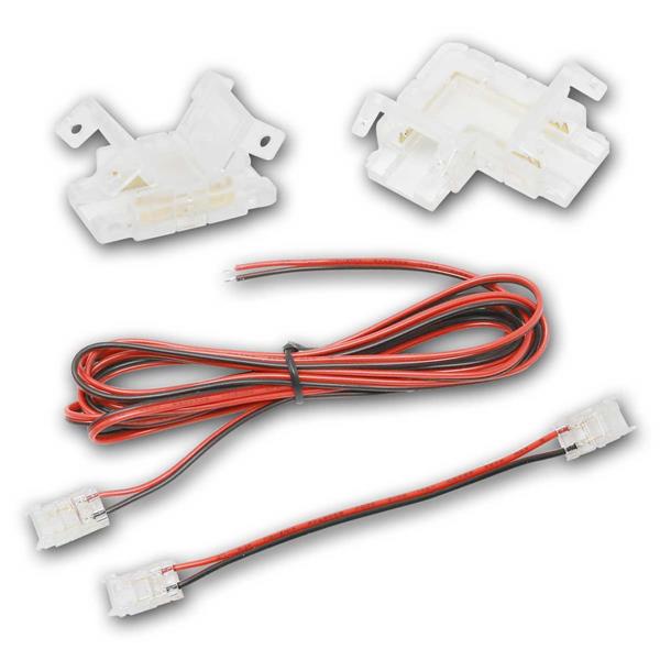 Quick connector "EASY" for 2-pin LED strip | transparent