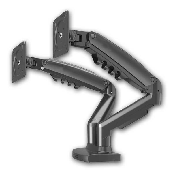 Holder for 2 monitors, 17-30 inches, max. 9kg, VESA 100x100