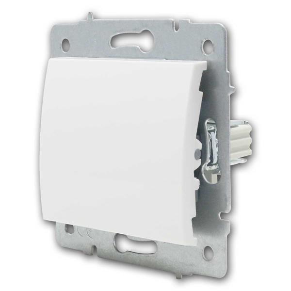 LOGI cross switch, white | light switch with screw terminals