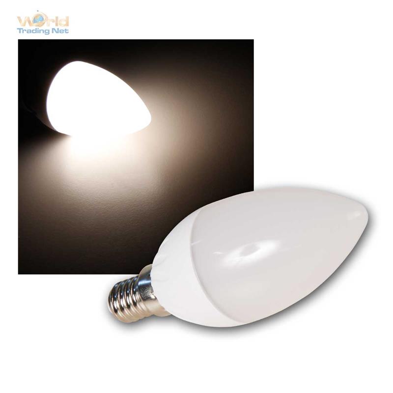 E14 Leuchtmittel warmweiß LED 480lm DIMMBAR 6W/230V Kerzenlampe Kerze Birne Lamp 