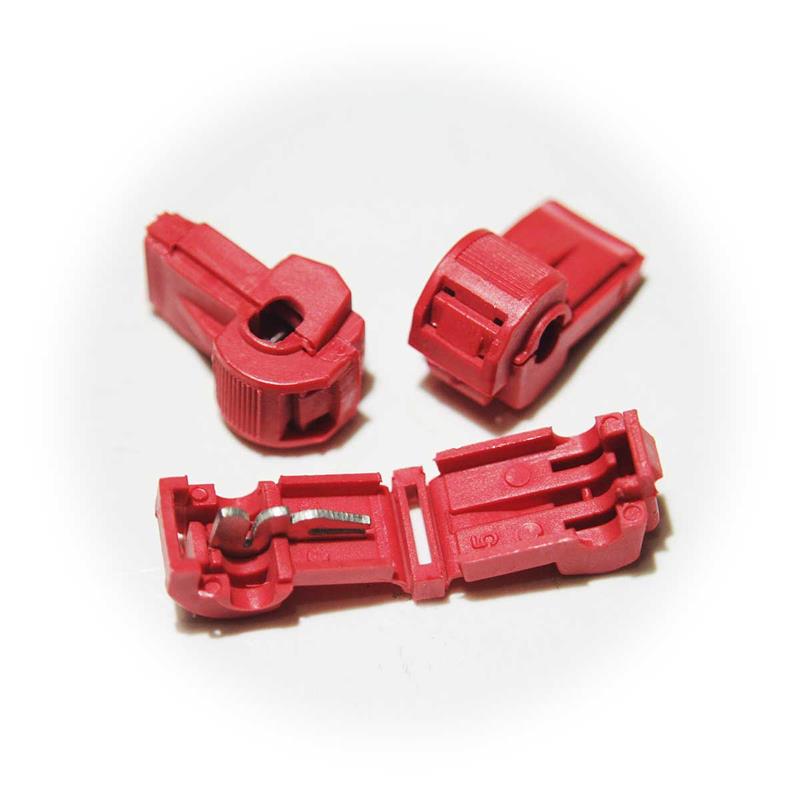 Schnellverbinder Rot 0,5-1,5mm² NEU Stromdiebe 50er Pack Abzweigverbinder Kabel