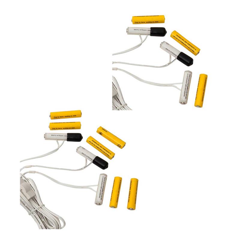 Batterie Ersatz Adapter Stecker für 3 AA Batterien für LED Lichterketten Kerzen 