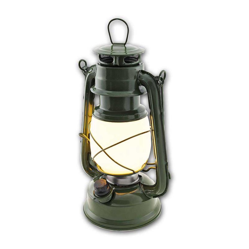 LED Sturmlaterne Campinglampe Creme Weiß Flammeneffekt Flackernd Timer Vintage 