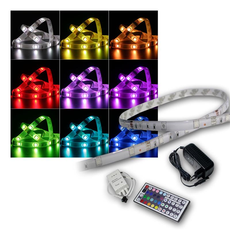 LE LED Stripes, 5m RGB LED Streifen Lichtband, IP65 wasserdichte