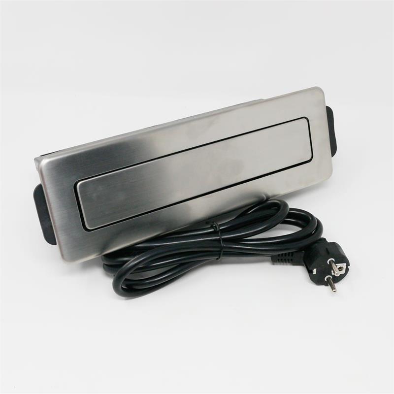 FLAIR USB Ladedose 2-fach  Ladegerät UP USB, mit Steckdose