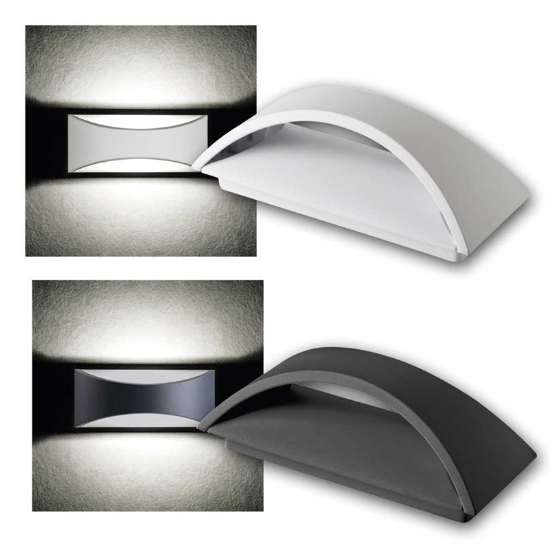 230V/ IP54 Bogen Design Wand-Außenleuchte LED | 8W BISO