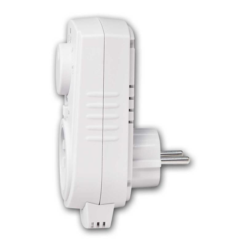 LED-Fachhandel - Steckdosen-Thermostat ST-35 max. 3500W 5-30°C EIN/AUS/AUTO  230V Heizgeräte Klimageräte